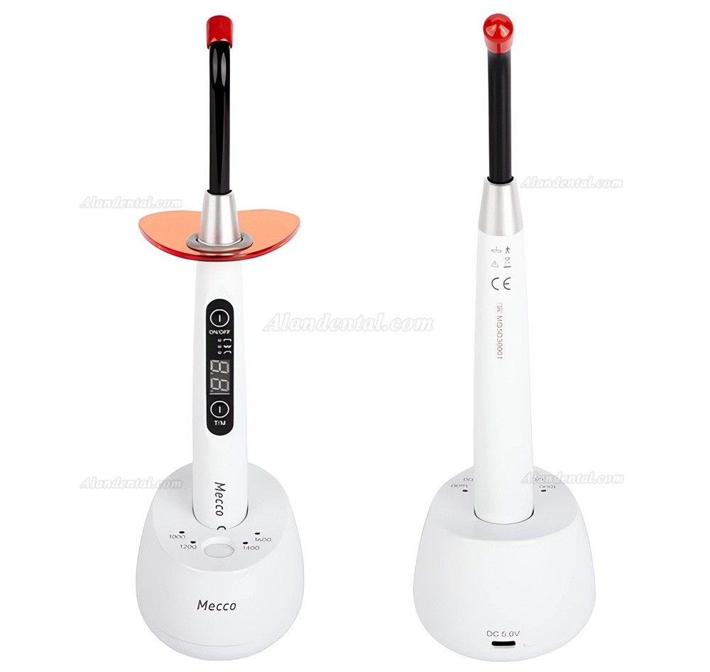 Mecco Q5 Dental LED Curing Light (Max 1600mw/cm²) with Built-in Light Meter